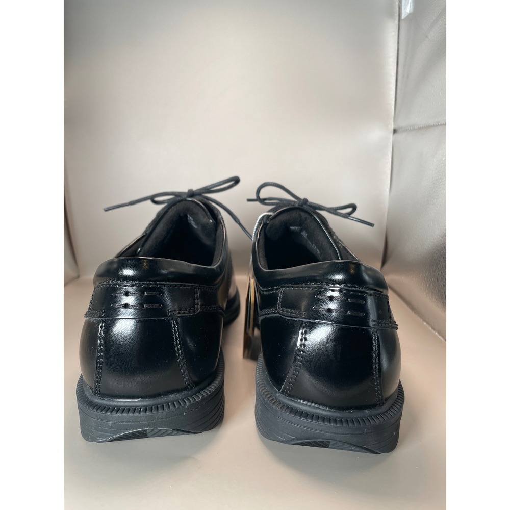 Nunn Bush Kore Mens Black Leather Bicycle Toe Oxford Shoes 11W 84356-001 - Picture 3 of 8